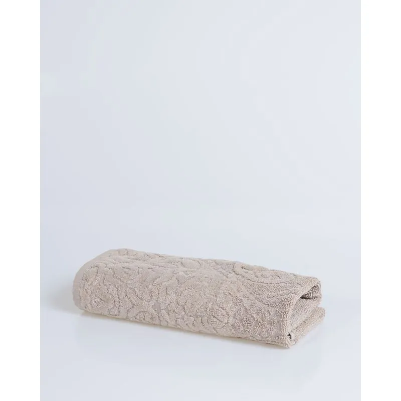 Toalha de Rosto Jacquard Intense Atlântica Bege UN