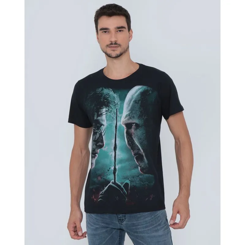 Camiseta Estampa Harry Potter Warner Preta M