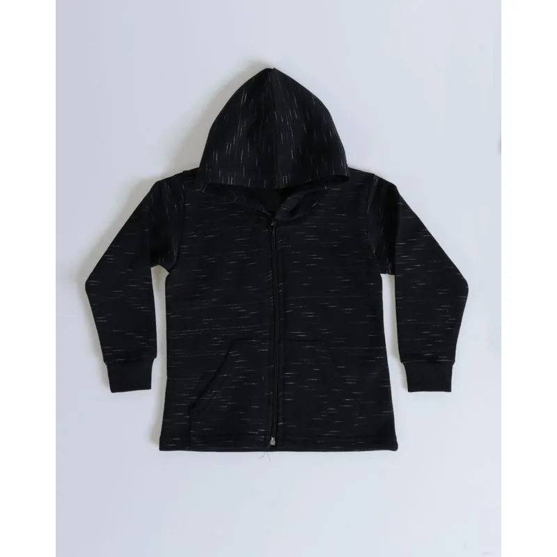 Casaco Moletom Bebê Flamê Preto 1