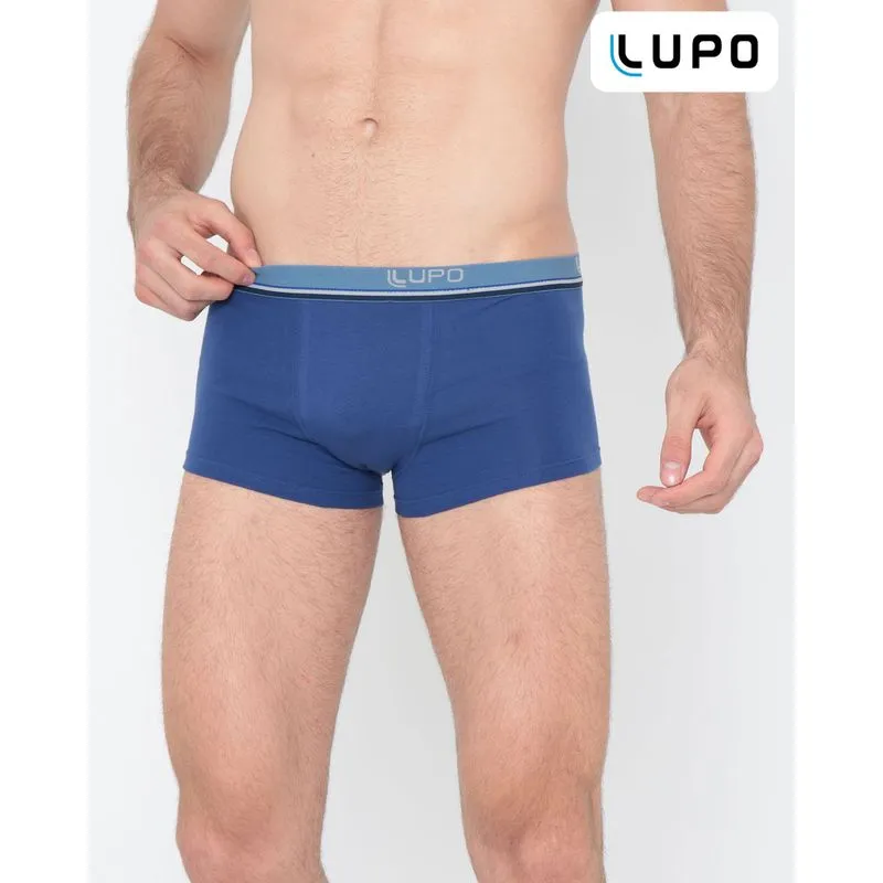 Cueca Masculina Boxer Lupo Azul G