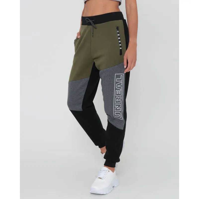 Calça Feminina Street Jogger Moletom Preta P