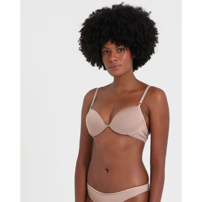 Sutiã Push Up Com Bojo Bege 40