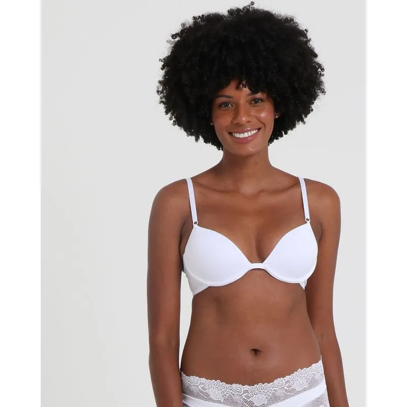 Sutiã Push Up Com Bojo Branco 44