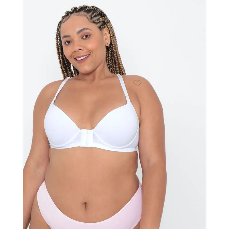 Sutiã Plus Size Nadador Branco 48