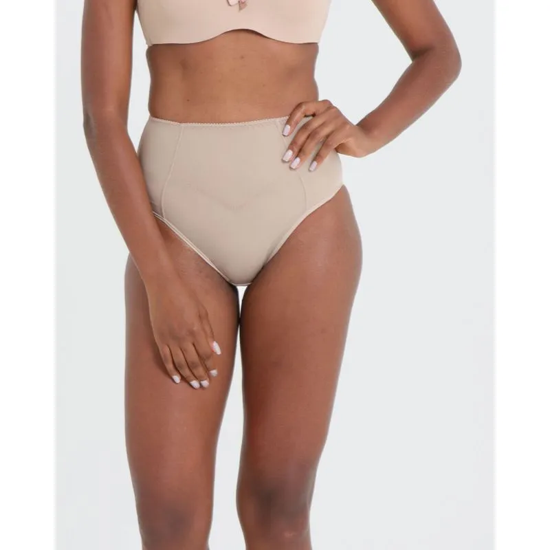 Calcinha Alta Modeladora Bege GG