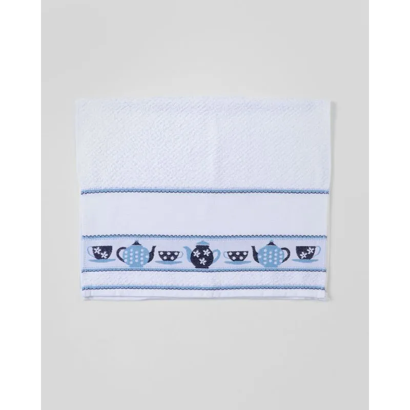 Pano de Copa Jacquard 45cmx70cm Döhler Branco UN