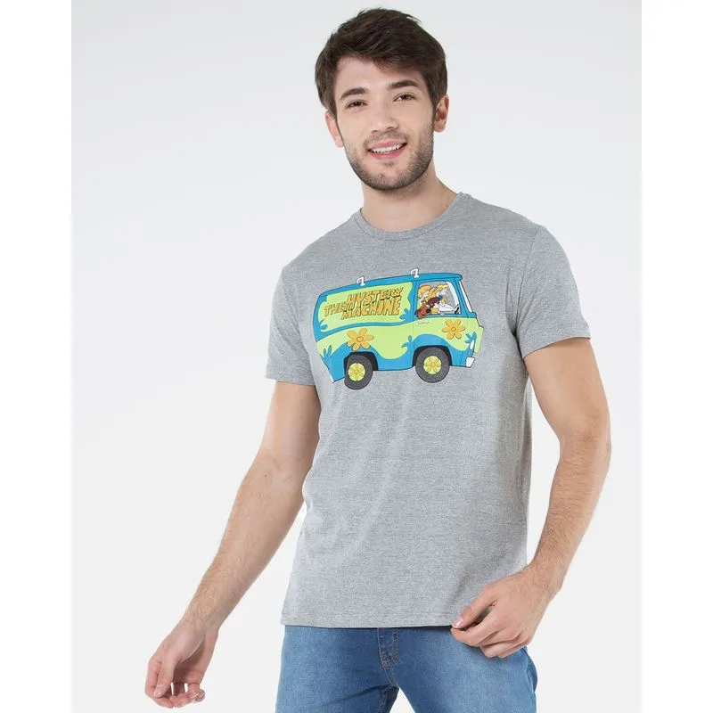 Camiseta Scooby-Doo Warner Bros. Cinza GG