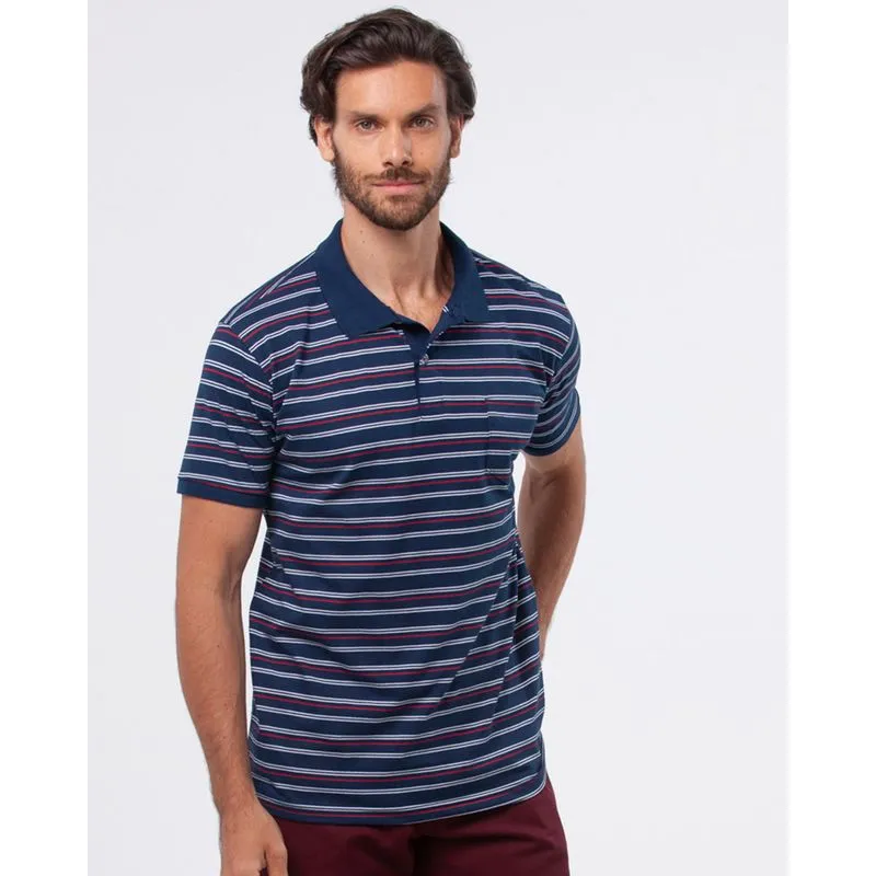 Polo Masculina Listrada Marinho M