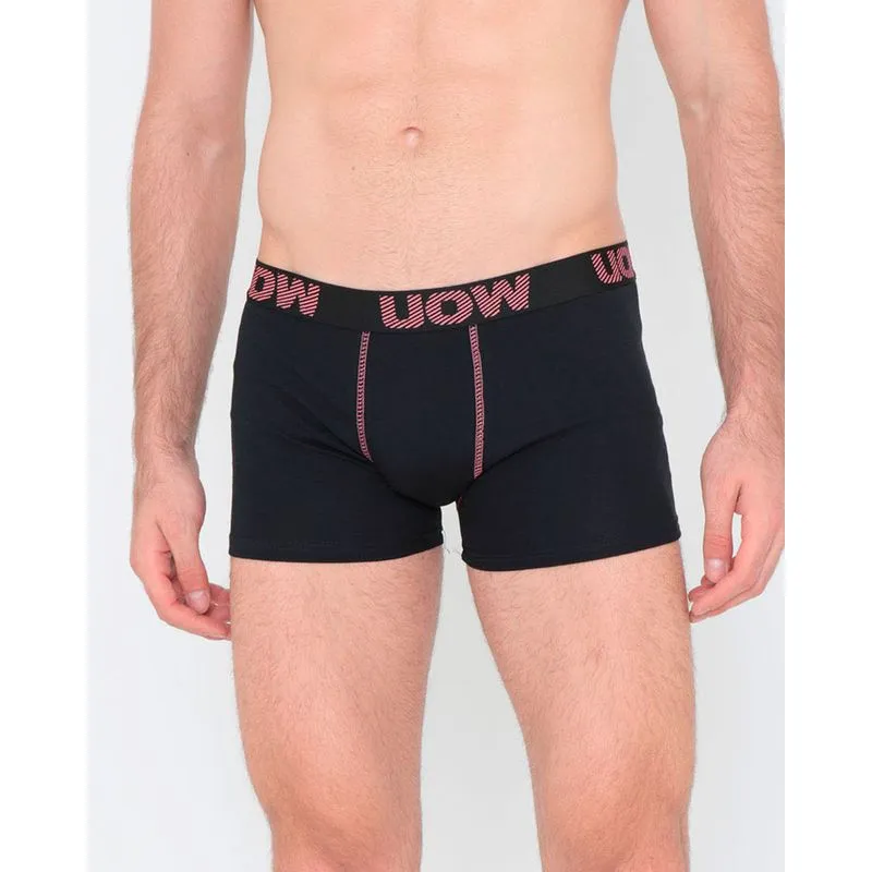 Cueca Boxer Algodão Preta P
