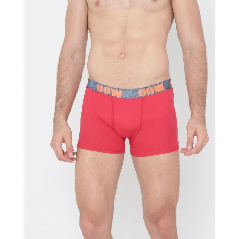 Cueca Boxer Algodão Vermelha M