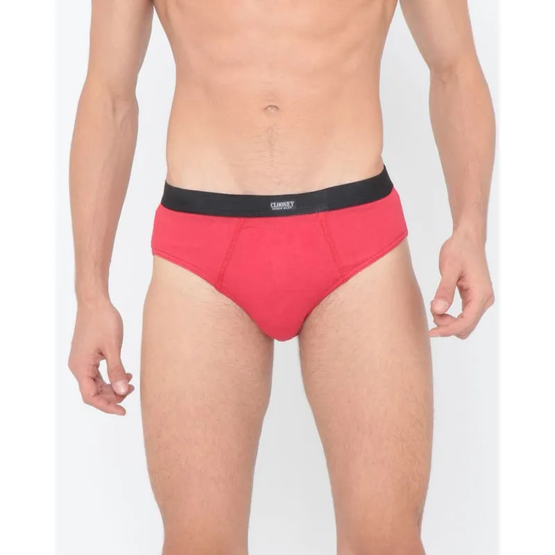 Cueca Slip de Algodão Vermelha M
