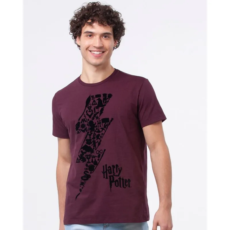Camiseta Harry Potter Warner Bros Vinho M