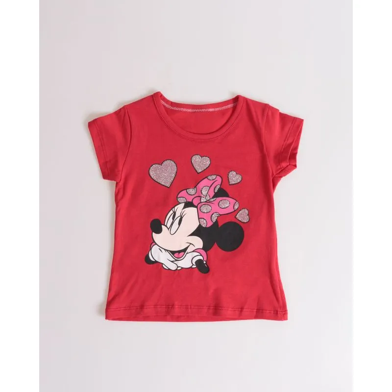 Blusa Bebê Minnie Disney Vermelha 1