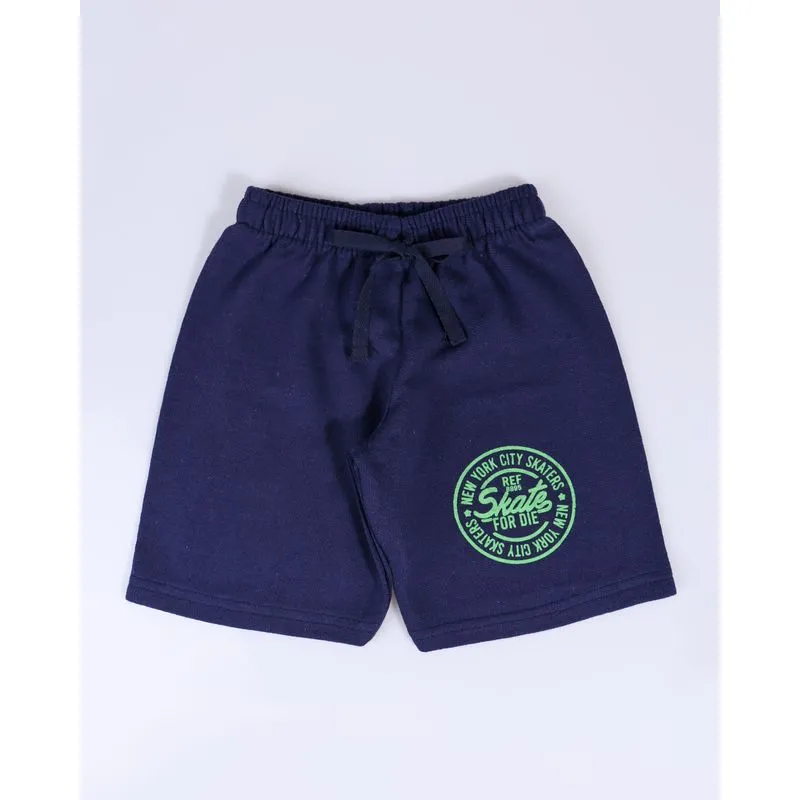 Bermuda Bebê Moletinho Silk Marinho 2