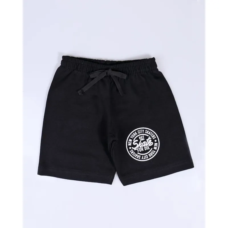 Bermuda Bebê Moletinho Silk Preta 3