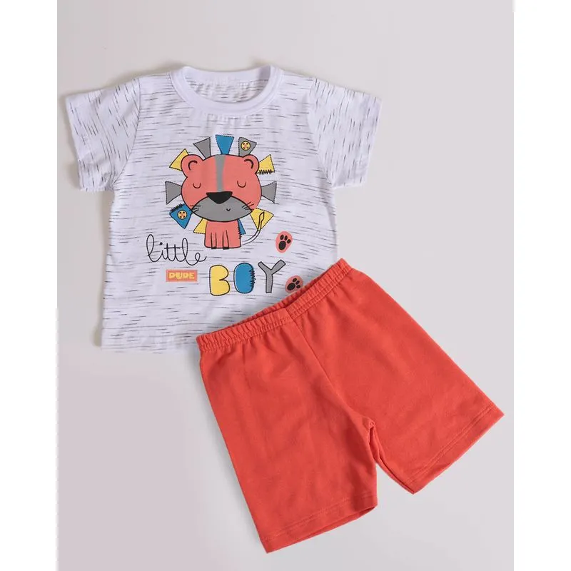 Conjunto Bebê Estampa Azul Marinho 1