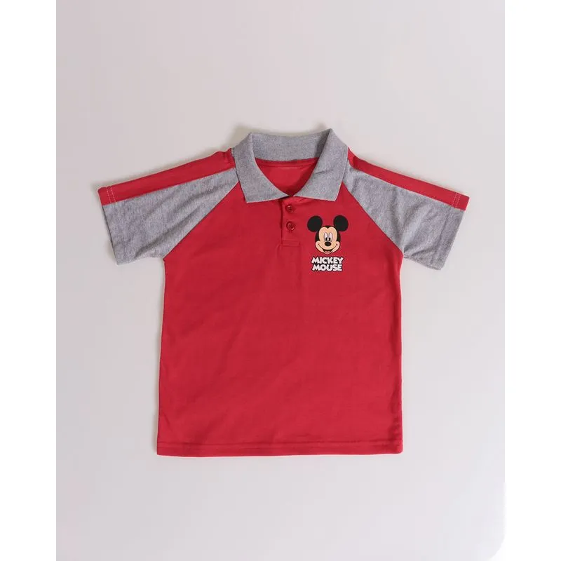 Polo Bebê Mickey Mouse Vermelha 3