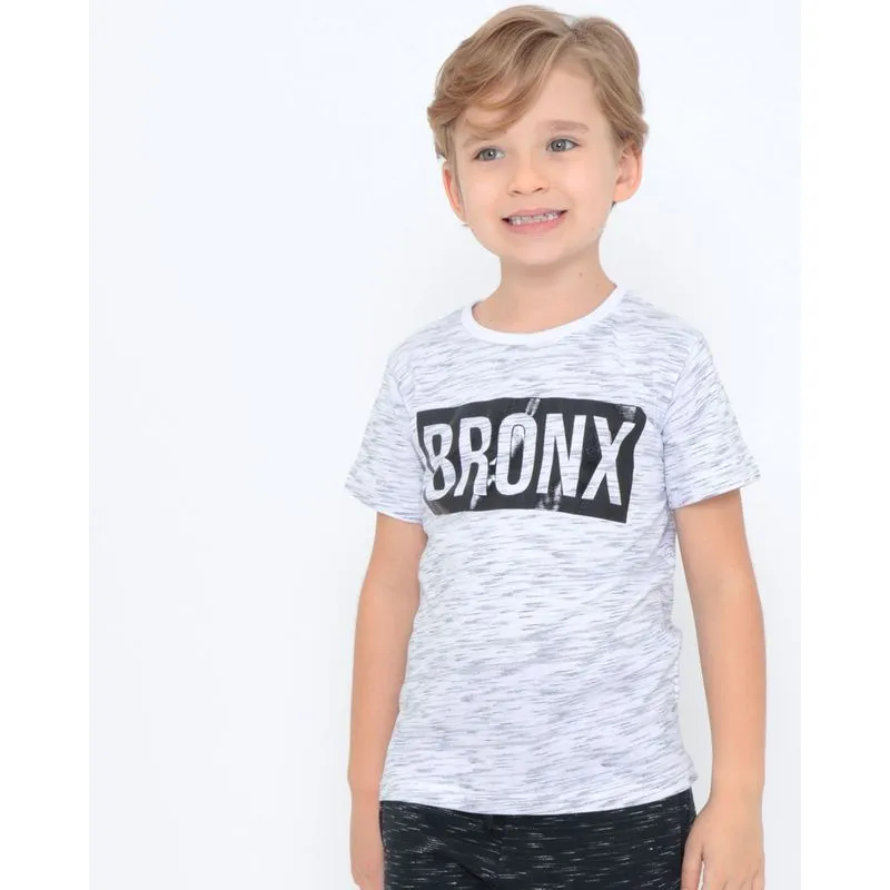Camiseta Infantil Flamê Bronx Branca 6