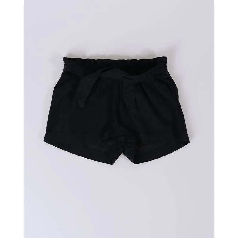Short Bebê Babado Preto 3