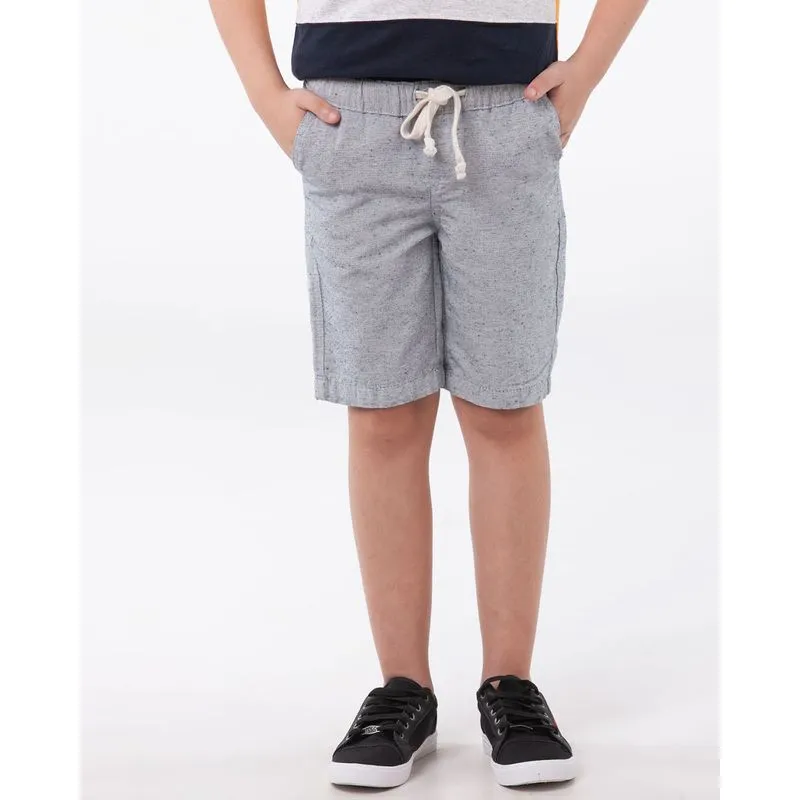 Bermuda Infantil Sarja Cinza Claro 8
