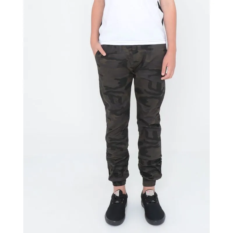 Calça Juvenil Street Jogger Camuflada Verde 10