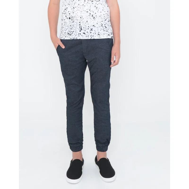 Calça Juvenil Street Jogger Elástico Marinho 14