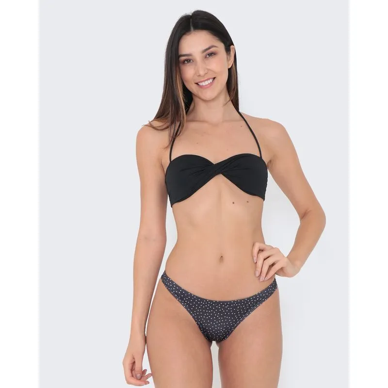 Biquíni Avulso Top Tomara Que Caia Alça Removível Preto P