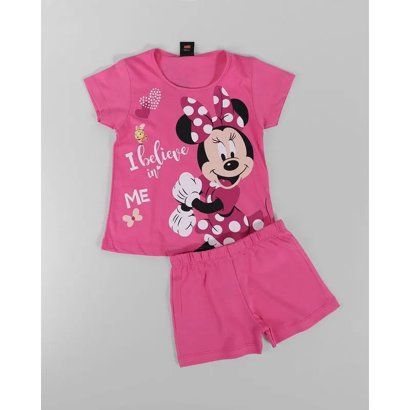Pijama Bebê Minnie Disney Rosa 3