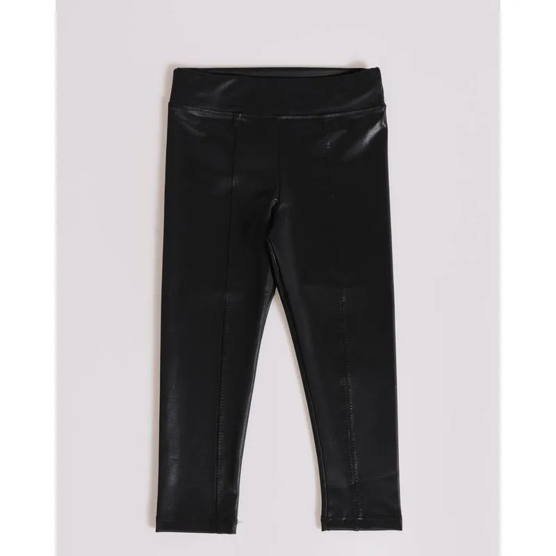Calça Legging Bebê Cirrê Preta 2