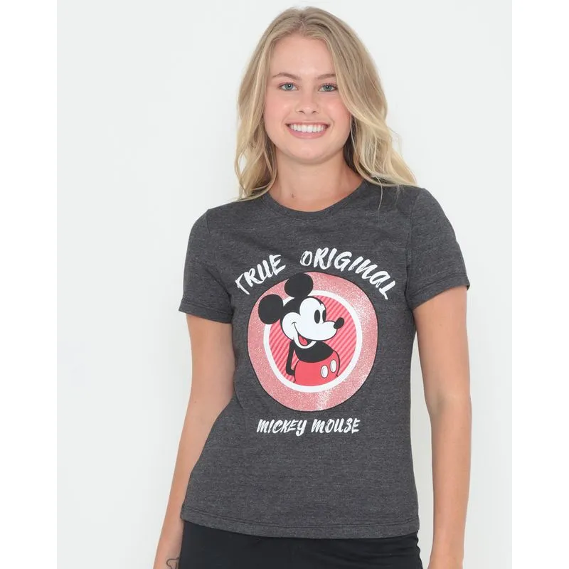 Blusa Mickey Mouse Disney Cinza GG