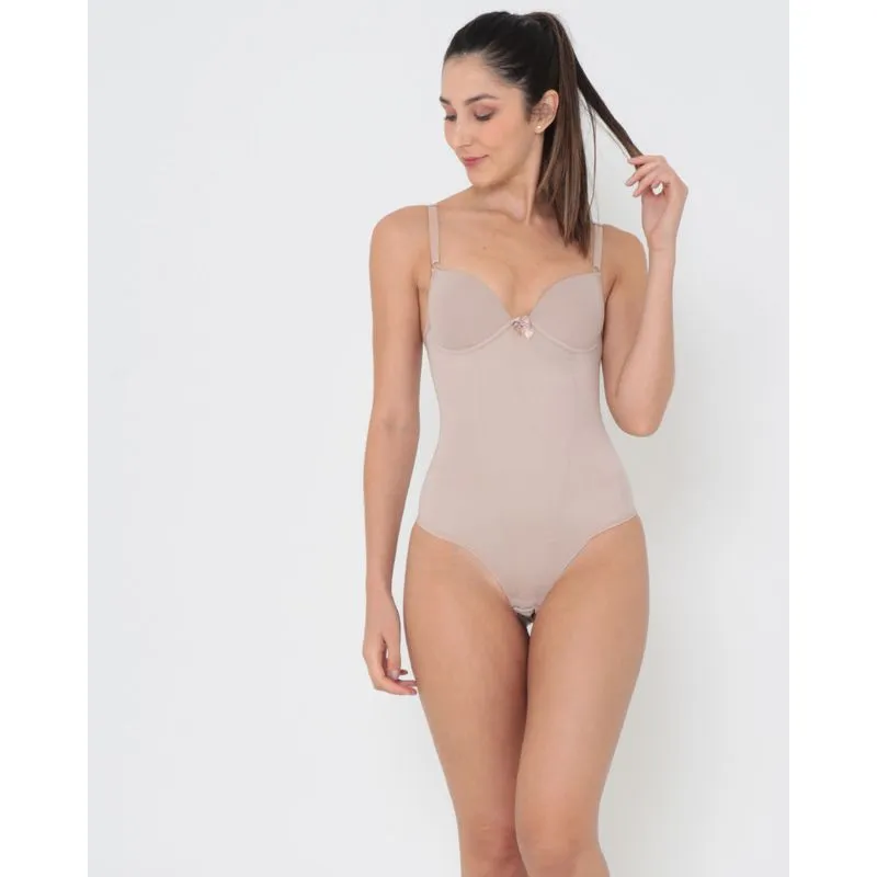 Body Modelador Bojo Bege M