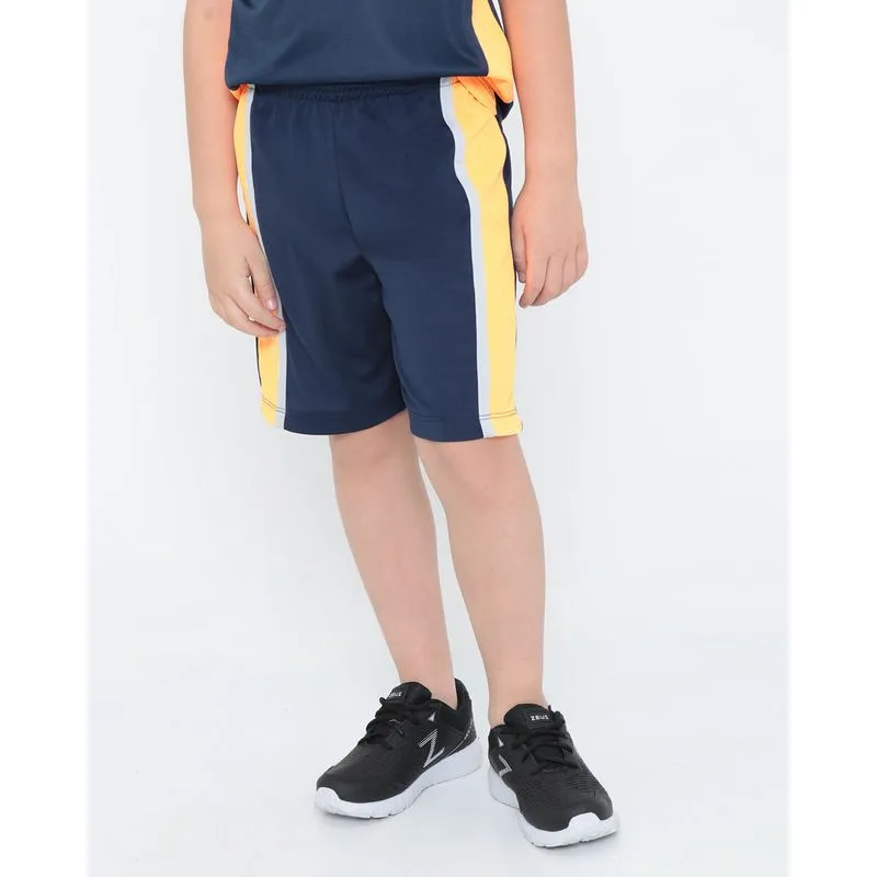Bermuda Infantil Esportiva Azul Marinho 6