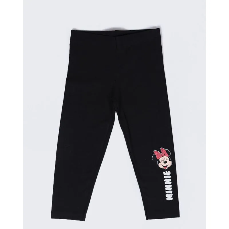 Calça Legging Bebê Minnie Disney Preta 3