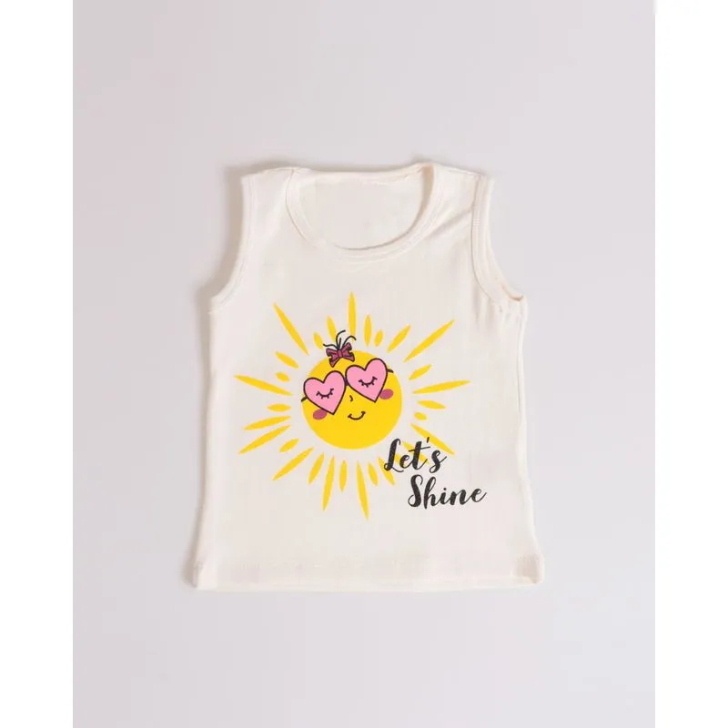 Regata Bebê Estampa Shine Off White 1