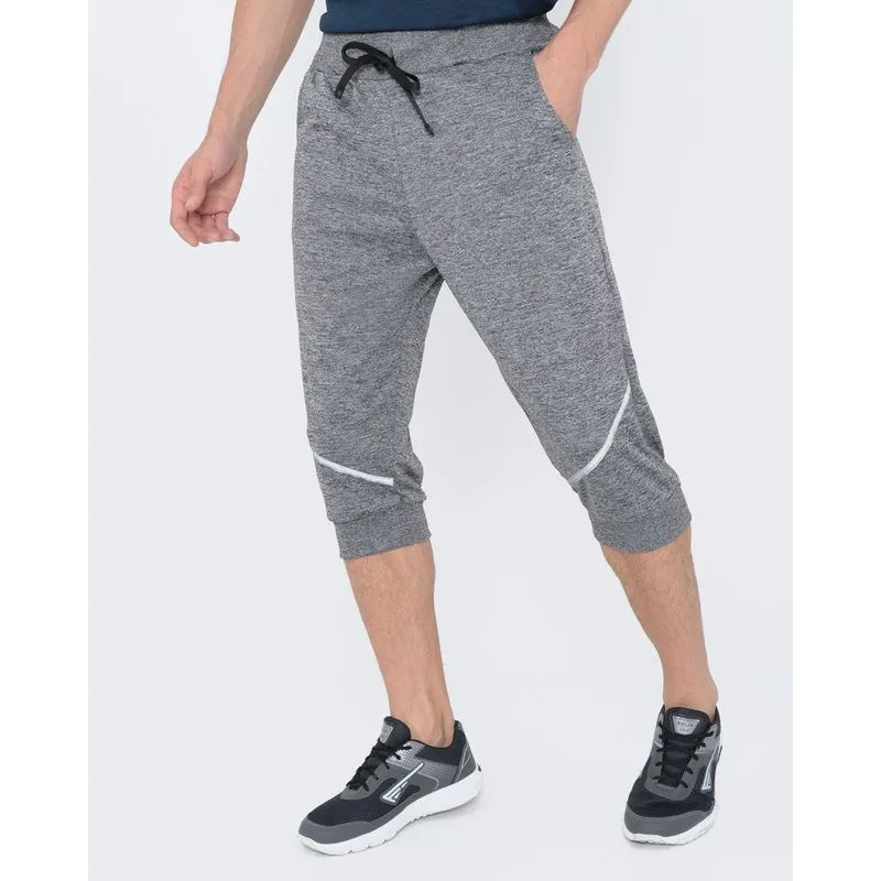 Bermuda Masculina Esportiva Capri Refletor Cinza G