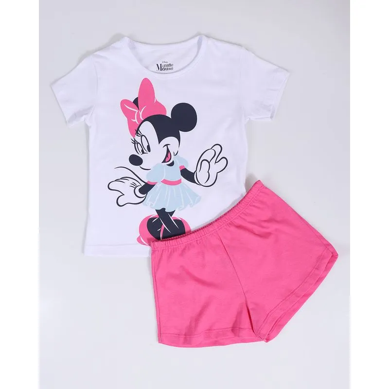 Pijama Bebê Minnie Disney Branco 3