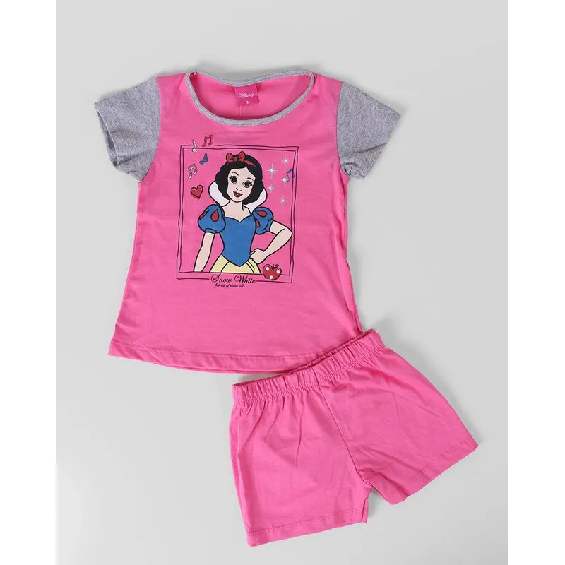Pijama Bebê Branca de Neve Disney Rosa 1