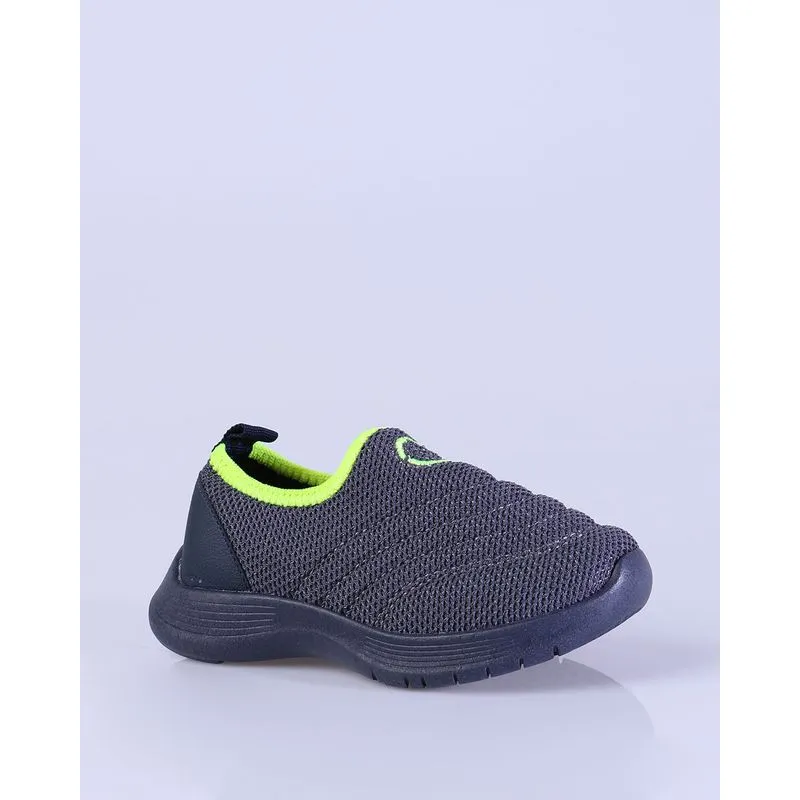 Tênis Bebê Slip-On Detalhe Neon Azul Marinho 20