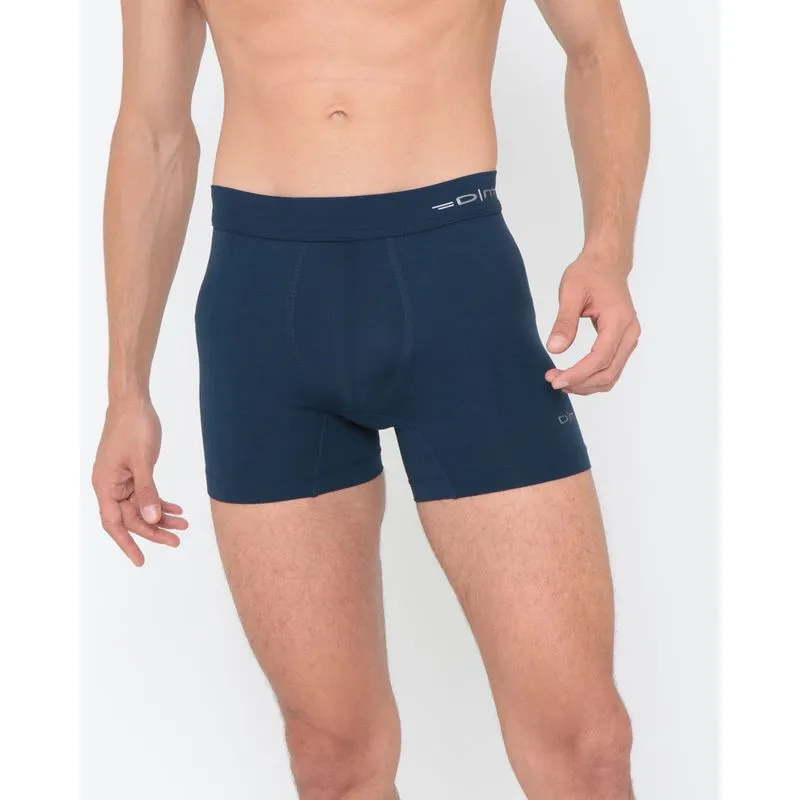 Cueca Boxer Sem Costura Azul Marinho M