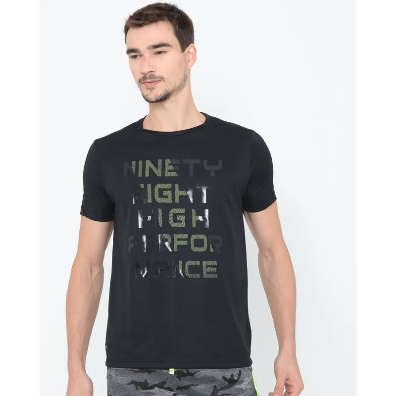 Camiseta Esportiva Estampa Preta M