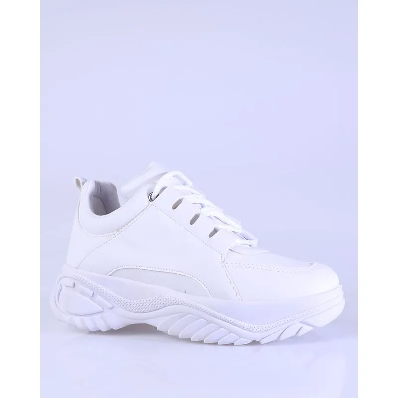 Tênis Feminino Casual Chunky Branco 38