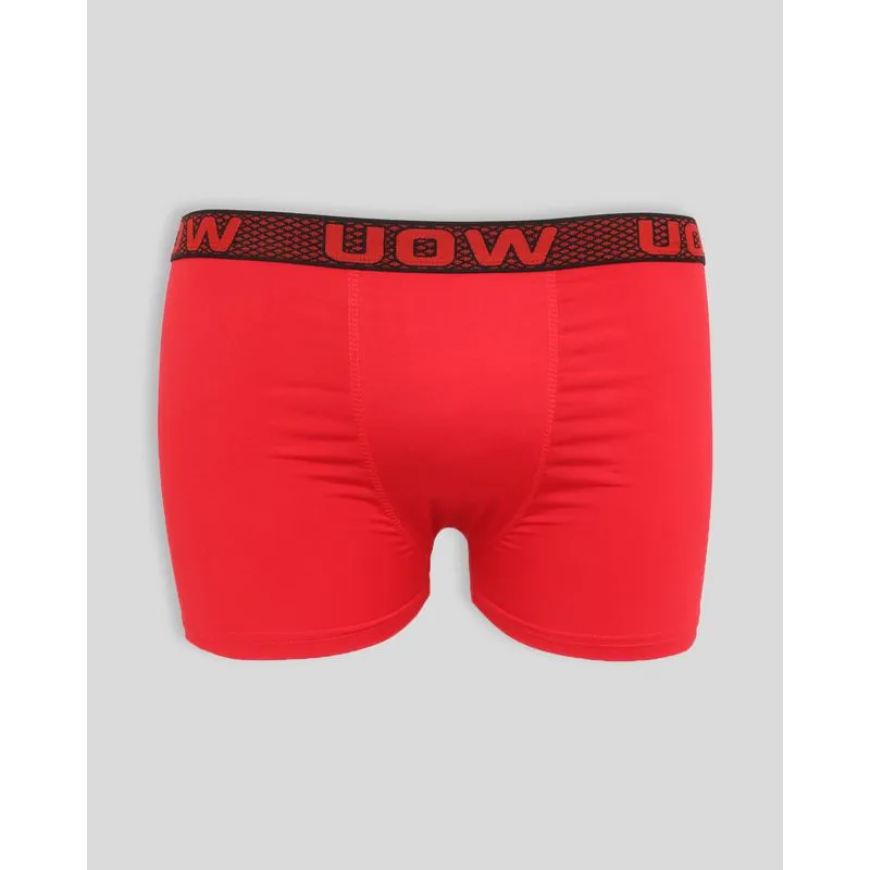 Cueca Plus Size Masculina Boxer Básica Vermelha G1