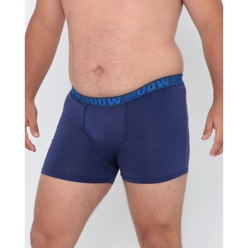 Cueca Plus Size Boxer de Poliéster Azul Marinho G2
