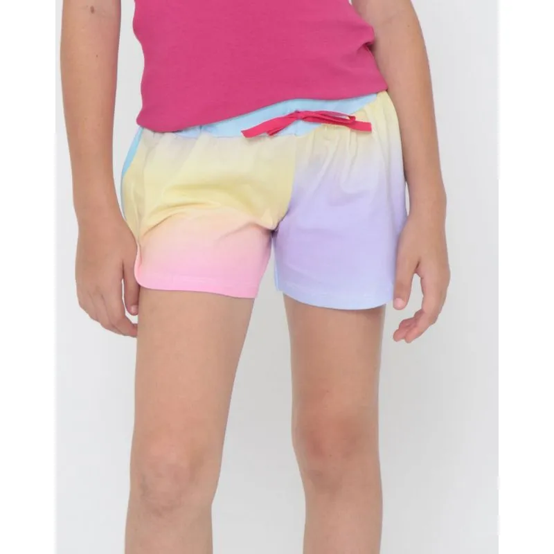 Short Infantil Boxer Tie Dye Amarelo 10