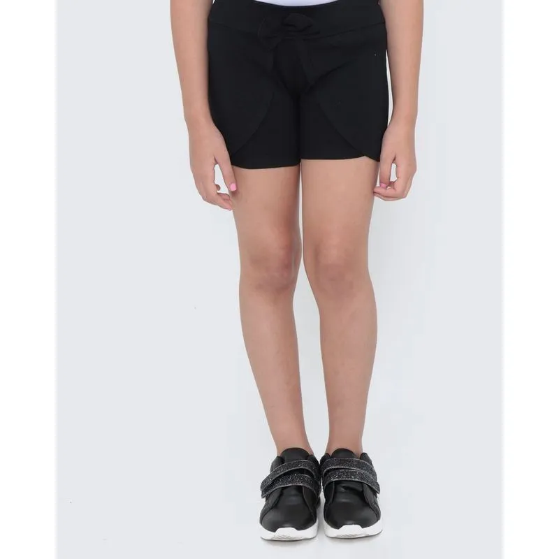 Short Infantil Laço Preto 6