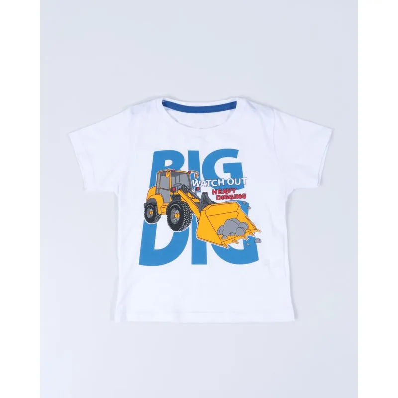 Camiseta Bebê Estampa Big Branca 1