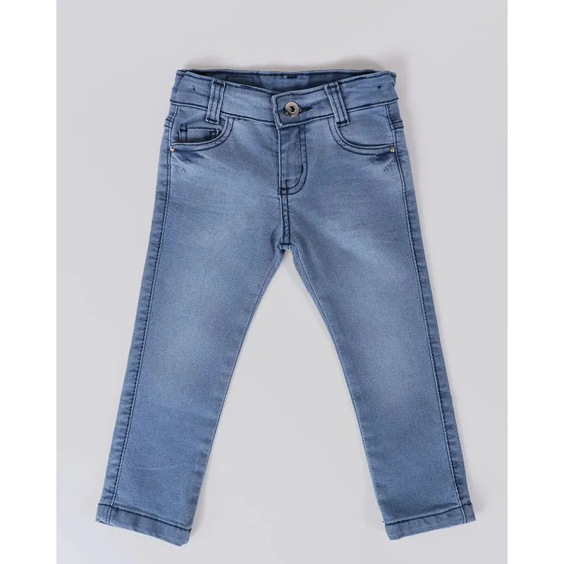 Calça Jeans Bebê Básica Azul 3