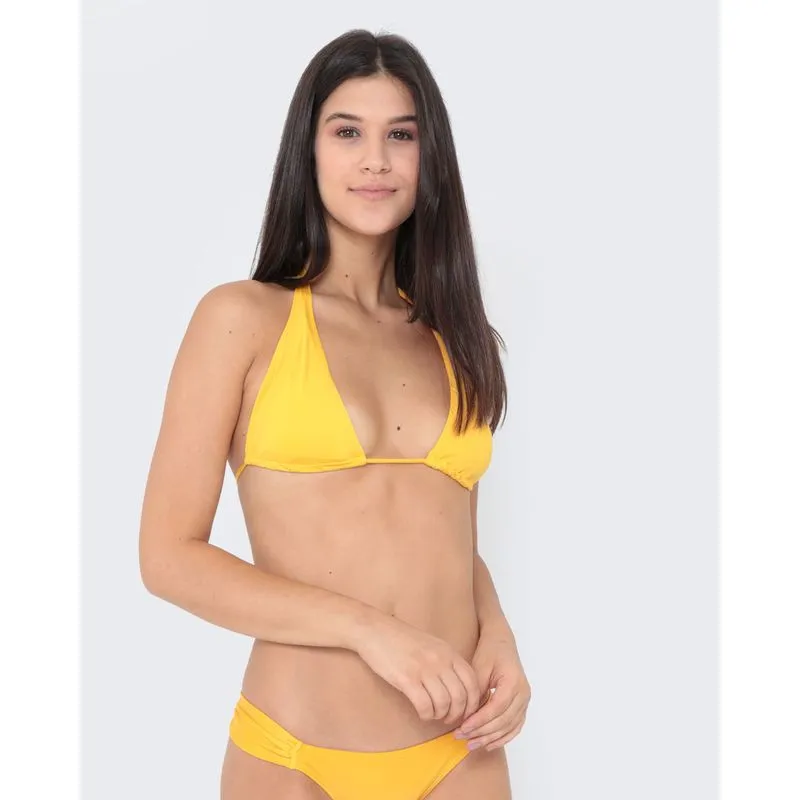 Biquíni Avulso Top Cortininha Bojo Amarelo P