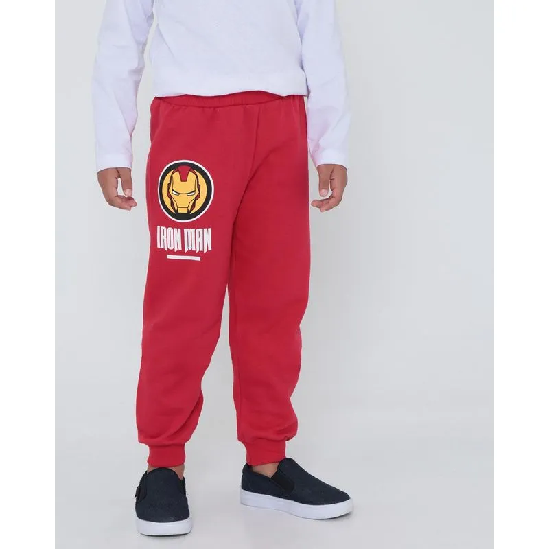 Calça Infantil Homem de Ferro Marvel Vermelha 6