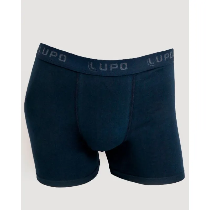 Cueca Masculina Boxer Lupo Azul Marinho G